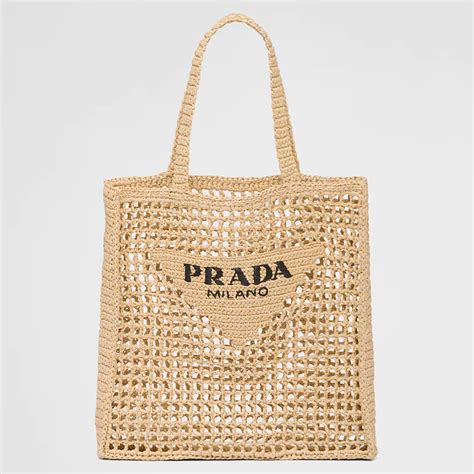 prada bucket bag wicker|Prada raffia tote bag.